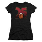 Jurassic Park Amber Junior Women's Sheer T-Shirt Black