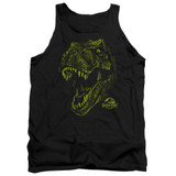 Jurassic Park Rex Mount Adult Tank Top T-Shirt Black