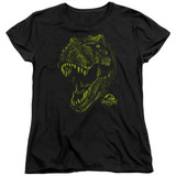 Jurassic Park Rex Mount Women's T-Shirt Black