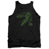 Jurassic Park Raptor Mount Adult Tank Top T-Shirt Black