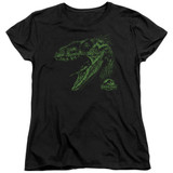 Jurassic Park Raptor Mount Women's T-Shirt Black