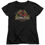 Jurassic Park Something Has Survived Women's T-Shirt Black