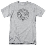 Parks and Recreation Pawnee Seal Adult 18/1 T-Shirt Athletic Heather