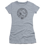 Parks and Recreation Pawnee Seal Junior Women's Sheer T-Shirt Athletic Heather
