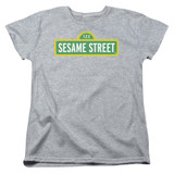 Sesame Street Logo Women's T-Shirt Athletic Heather