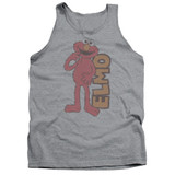 Sesame Street Vintage Elmo Adult Tank Top T-Shirt Athletic Heather
