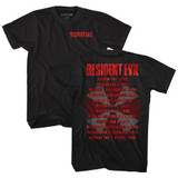 Resident Evil Release Black Adult T-Shirt