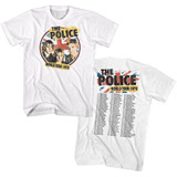 The Police '79 World Tour White Adult T-Shirt