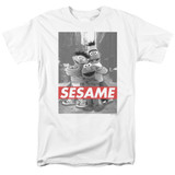Sesame Street Sesame Adult 18/1 T-Shirt White