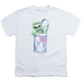 Sesame Street About That Street Life Youth T-Shirt White