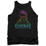 Sesame Street CM Halftone Adult Tank Top T-Shirt Black