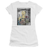 Sesame Street Best Address Junior Women's Sheer T-Shirt White