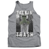Sesame Street Talkin Trash Adult Tank Top T-Shirt Athletic Heather