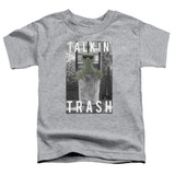 Sesame Street Talkin Trash Toddler T-Shirt Athletic Heather