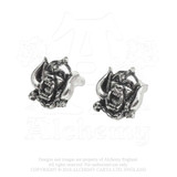 Motorhead Warpig Studs Earrings by Alchemy of England