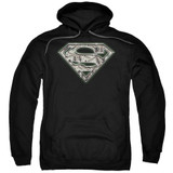 Superman All About The Benjamins Adult Pullover Hoodie Sweatshirt Black