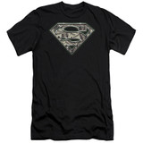 Superman All About The Benjamins Premium Canvas Adult Slim Fit 30/1 T-Shirt Black