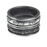 Demon Black & Angel White Ring by Alchemy of England