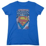 Superman Legendary Women's T-Shirt Royal Blue