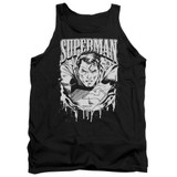 Superman Super Metal Adult Tank Top T-Shirt Black Original