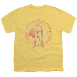 Superman Peoples Champion Youth T-Shirt Banana