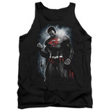 Superman Light Of The Sun Adult Tank Top T-Shirt Black