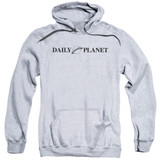 Superman Daily Planet Logo Adult Pullover Hoodie Sweatshirt Athletic Heather
