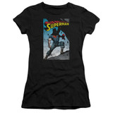 Superman Alternate Junior Women's Sheer T-Shirt Black