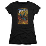 Superman One Junior Women's Sheer T-Shirt Black