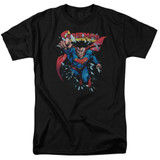 Superman Old Man Kal Adult 18/1 T-Shirt Black