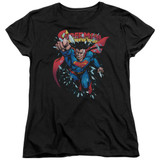 Superman Old Man Kal Women's T-Shirt Black