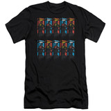 Superman Super Booths Adult 30/1 T-Shirt Black