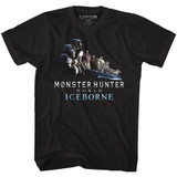 Monster Hunter Ice Gang Black Adult T-Shirt
