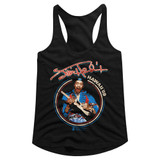 Jimi Hendrix UK Tour 69 Black Junior Women's Racerback Tank Top T-Shirt