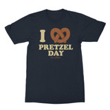 The Office Pretzel Day Navy Adult T-Shirt