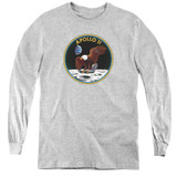 NASA Apollo 11 Youth Long Sleeve T-Shirt Athletic Heather