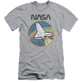 NASA Shuttle Adult 30/1 T-Shirt Athletic Heather