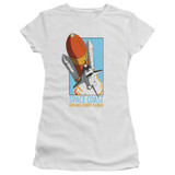 NASA Space Coast Junior Women's T-Shirt White