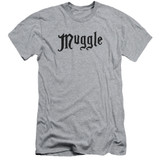 Harry Potter Muggle Adult 30/1 T-Shirt Athletic Heather