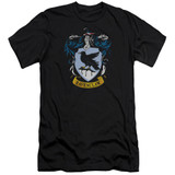 Harry Potter Ravenclaw Crest Premium Adult 30/1 T-Shirt Black