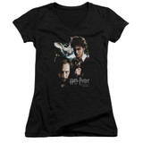 Harry Potter Harry And Sirius Junior Women's V-Neck T-Shirt  Black