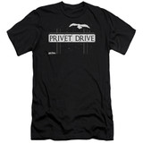 Harry Potter Privet Drive Premium Adult 30/1 T-Shirt Black