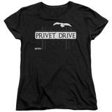 Harry Potter Privet Drive Women's T-Shirt Black