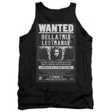 Harry Potter Wanted Bellatrix Adult Tank Top T-Shirt Black