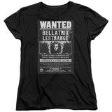 Harry Potter Wanted Bellatrix Women's T-Shirt Black