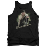 Harry Potter Dumbledore Wand Adult Tank Top T-Shirt Black