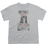 Harry Potter Undesirable No1 Distressed Youth T-Shirt Silver