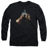 Harry Potter Voldemort Looms Adult Long Sleeve T-Shirt Black