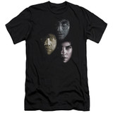 Harry Potter Hero Heads Premium Adult 30/1 T-Shirt Black