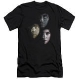 Harry Potter Hero Heads Adult 30/1 T-Shirt Black